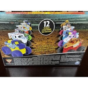 Monster Jam Minis Series 9 COMPLETE SET – SEALED – 12 Trucks Unopened- Box Incl.